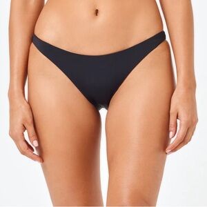LSPACE Current Style Camacho Classic Bikini Bottom in Textured Black XL NWT